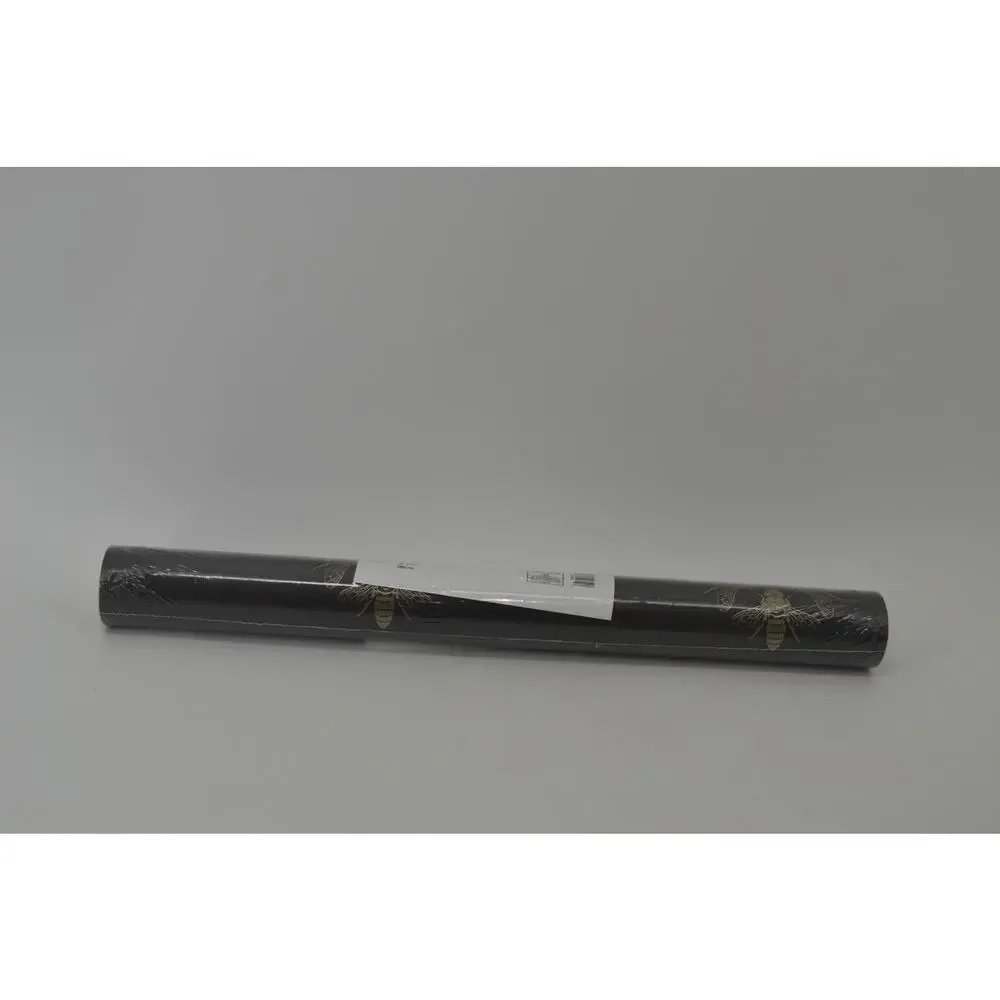 York Wall Honey Bee Gray Wall Paper ON1642 Gold Black 1 Roll